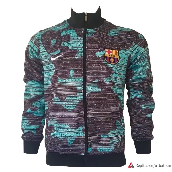 Chaqueta Barcelona 2017-2018 Azul Verde